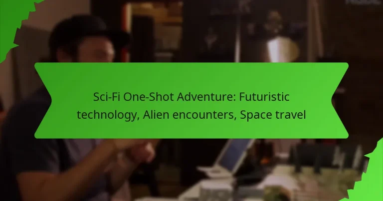 Sci-Fi One-Shot Adventure: Futuristic technology, Alien encounters, Space travel